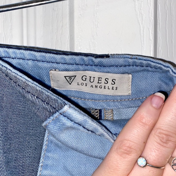 Guess Patchwork Denim Skirt - Picture 4 of 6